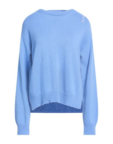 Marni Woman Sweater Azure Size 8 Cashmere In Blue