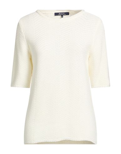 Blue Iv By Isabelle Van Den Abeele Woman Sweater White Size 12 Cotton, Acrylic