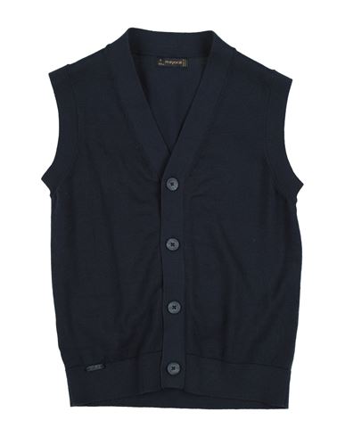 Mayoral Babies'  Toddler Boy Cardigan Navy Size 7 Cotton In Black