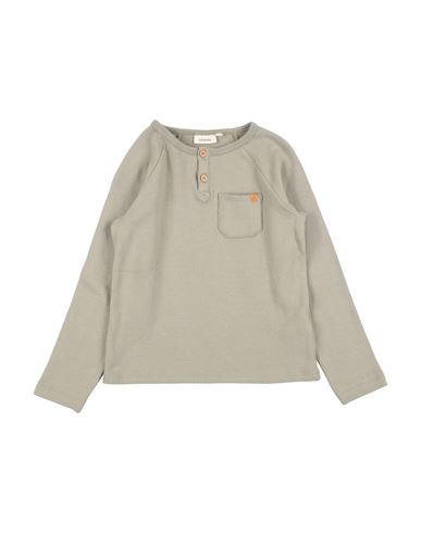 Lil' Atelier Babies'  Toddler Boy Sweater Sage Green Size 6 Organic Cotton In Neutral