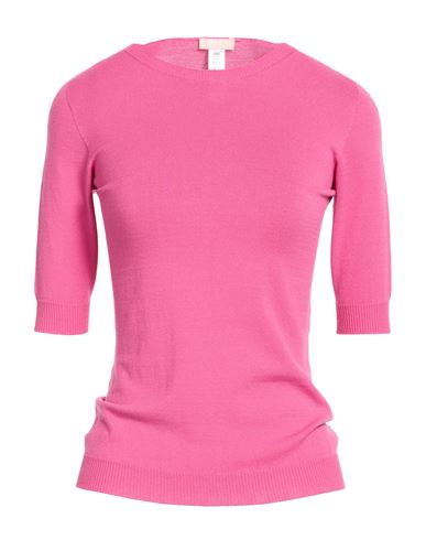 Liu •jo Woman Sweater Fuchsia Size Xs Viscose, Polyester In Pink