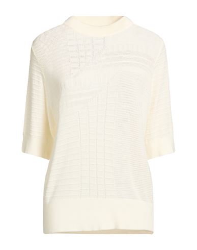 Caroline Biss Woman Sweater Ivory Size 14 Viscose, Polyamide, Cotton, Cashmere In Neutral