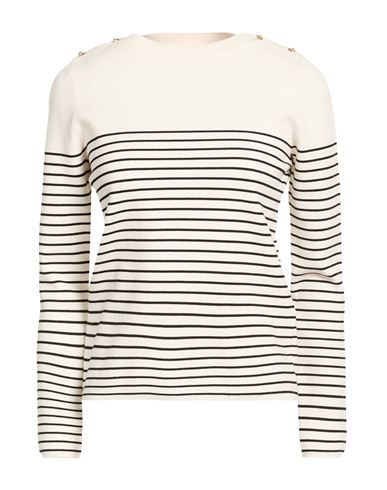 Max Mara Woman Sweater Ivory Size M Viscose, Polyester In White