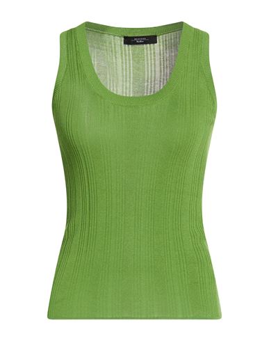 Weekend Max Mara Woman Top Green Size L Viscose, Polyamide