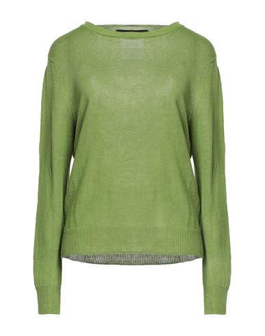 Weekend Max Mara Woman Sweater Light Green Size L Linen