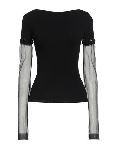 Sportmax Woman Sweater Black Size L Viscose, Polyester