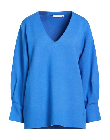 Xandres Gold Woman Sweater Azure Size 3xl Ecovero Viscose, Polyester In Blue