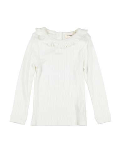 Lil' Atelier Babies'  Toddler Girl T-shirt Cream Size 4 Organic Cotton, Tencel Modal In White