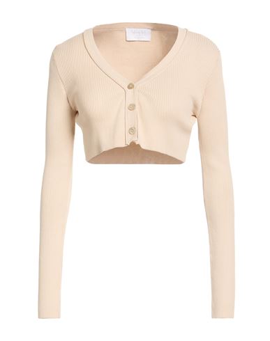 Daniele Fiesoli Collezione N_01 Woman Cardigan Beige Size S Cotton In Sand