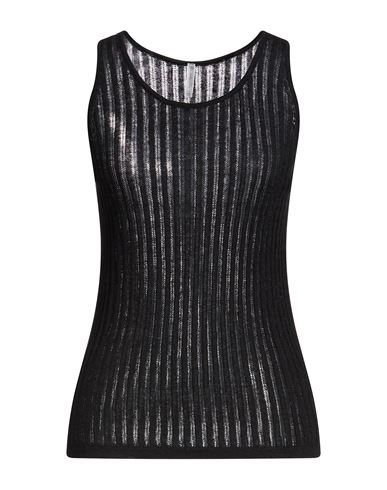 Daniele Fiesoli Collezione N_01 Woman Sweater Black Size S Linen, Cotton