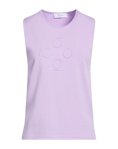 Furore Woman Top Lilac Size Xl Viscose, Polyamide In Purple
