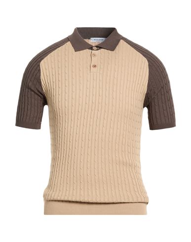 Poloshirt Herren Beige L,S Herren