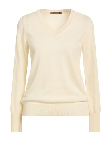 Messagerie Woman Sweater Cream Size Xl Cashmere In White