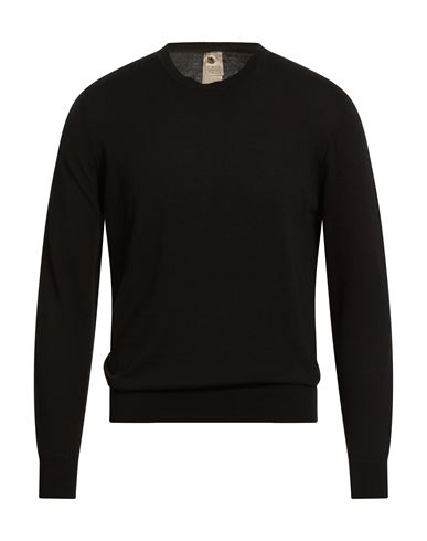 H953 Man Sweater Black Size 40 Cotton, Cashmere