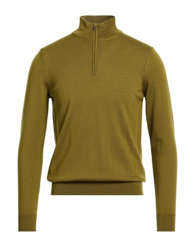 Masq Man Sweater Military Green Size 38 Merino Wool