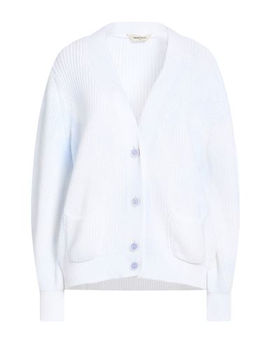 Gran Sasso Woman Cardigan Sky Blue Size 10 Cotton