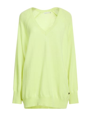 Xandres Gold Woman Sweater Lime Green Size 3xl Cashmere