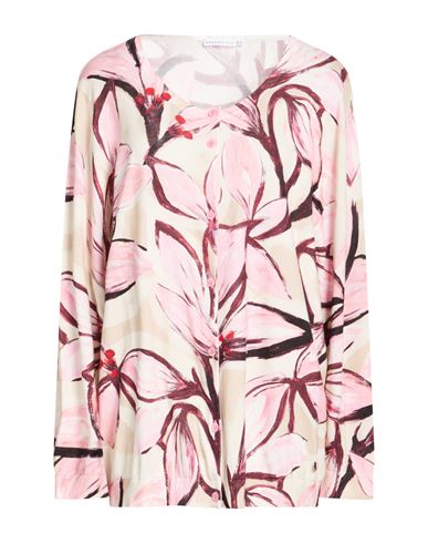 Xandres Gold Woman Cardigan Pink Size 3xl Cotton
