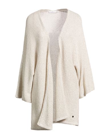 Xandres Gold Iconic Woman Cardigan Light Grey Size Xxl Polyester, Cotton In Gray