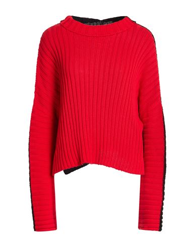 Pierantonio Gaspari Woman Turtleneck Red Size 8 Cotton
