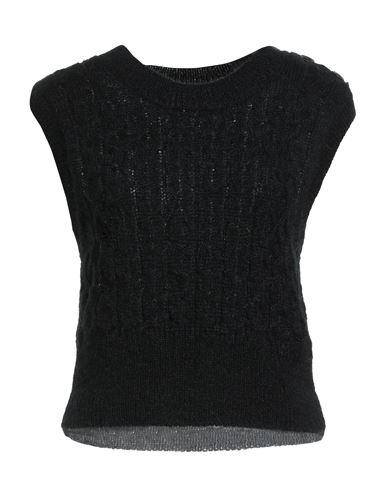 Ymc You Must Create Woman Sweater Black Size L Acrylic, Mohair Wool, Polyamide