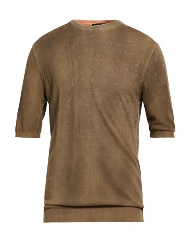 En Avance Man Sweater Brown Size M Cotton