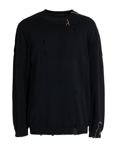 En Avance Man Sweater Black Size Xxl Cotton