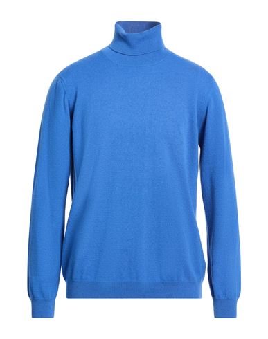 Messagerie Man Turtleneck Blue Size Xxl Cashmere