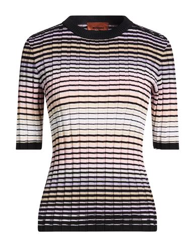 Missoni Woman Sweater Lilac Size 12 Cotton, Viscose In Multi