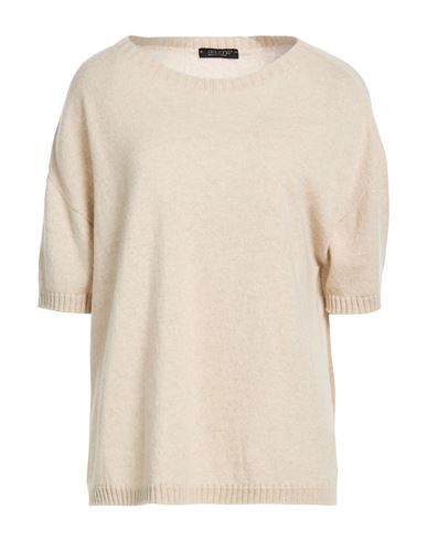 Aragona Woman Sweater Sand Size 8 Cashmere In Neutral