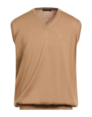 Bramante Man Sweater Sand Size 46 Virgin Wool