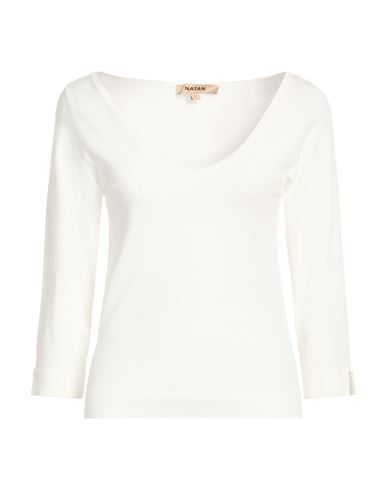 Natan Woman Sweater White Size 5 Viscose, Polyester