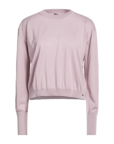 Herno Resort Woman Sweater Lilac Size 10 Virgin Wool, Cotton, Viscose In Purple