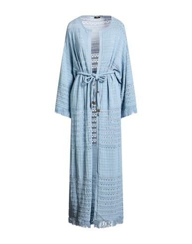 Elisabetta Franchi Woman Cardigan Light Blue Size 6 Viscose, Polyester