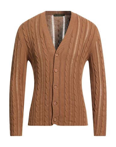 Strickjacke Herren Braun M Herren