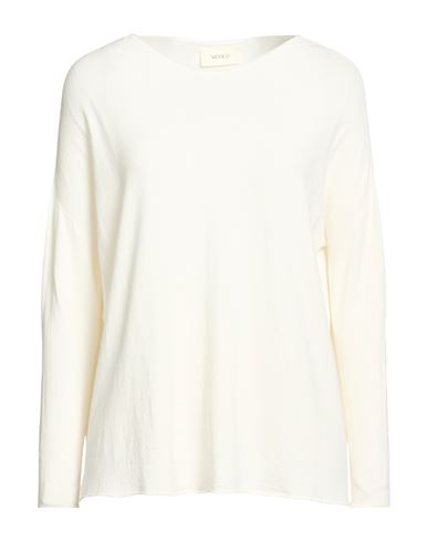 Vicolo Woman Sweater Ivory Size Onesize Viscose, Polyamide In Neutral