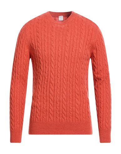 Eleventy Platinum Man Sweater Orange Size L Cashmere