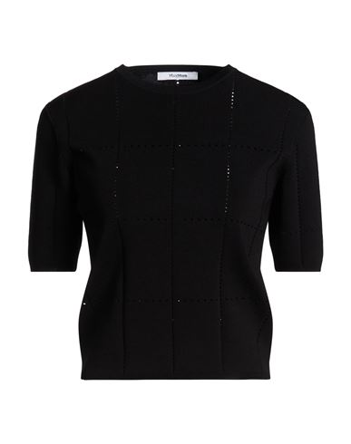 Max Mara Woman Sweater Black Size S Viscose, Polyamide