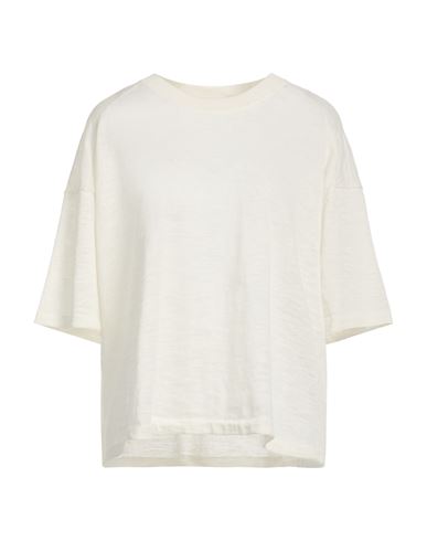 Roberto Collina Woman Sweater Ivory Size M Linen, Polyester In White