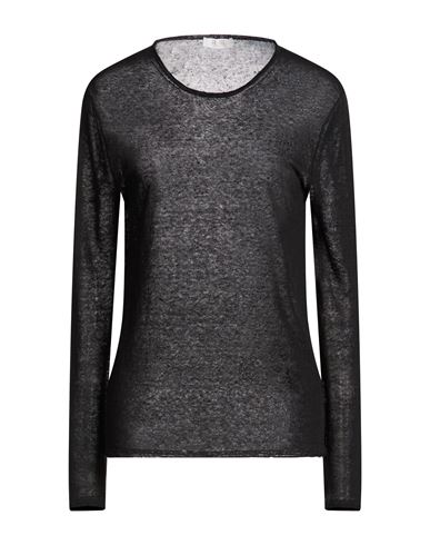 Filbec Woman Sweater Black Size 6 Linen, Polyamide