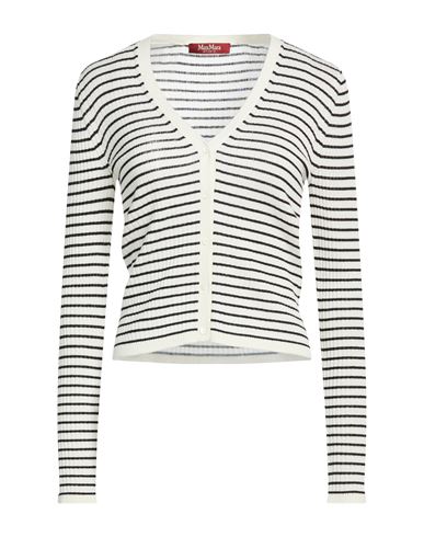 Max Mara Studio Woman Cardigan Black Size M Silk, Wool