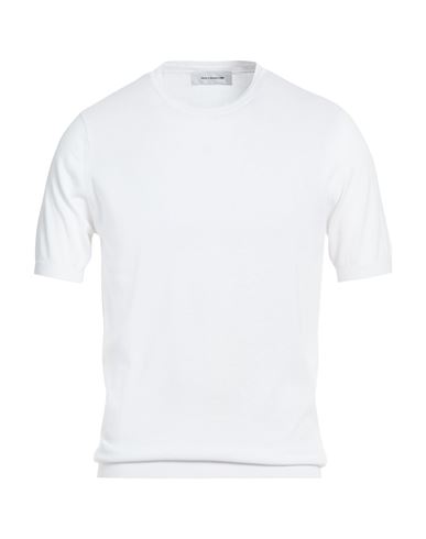 Paolo Ragazzini Man Sweater White Size 3xl Cotton