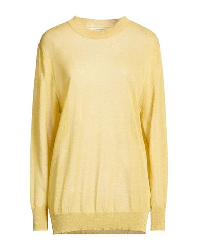 Le Streghe Woman Sweater Yellow Size Onesize Viscose, Metallic Fiber, Polyamide