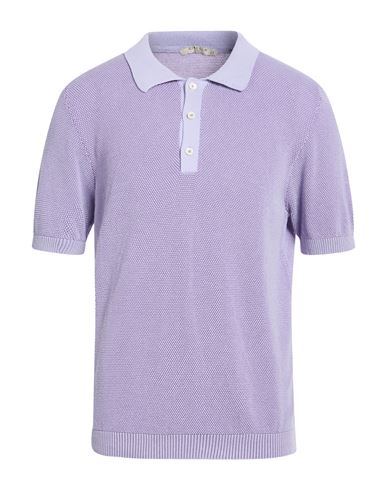 Poloshirt Herren Lila L Herren