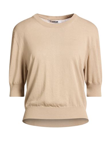 Grifoni Woman Sweater Beige Size 6 Cotton, Silk In Sand