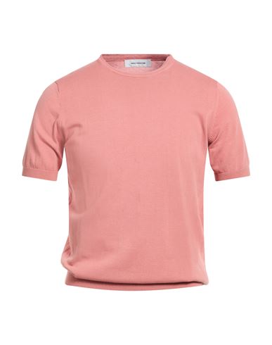 Paolo Ragazzini Man Sweater Salmon Pink Size M Cotton