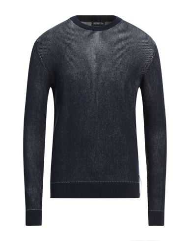 Distretto 12 Man Sweater Midnight Blue Size Xl Cotton, Elastane