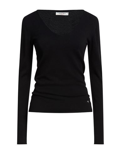 Kartika Knit Woman Sweater Black Size M Viscose, Polyamide