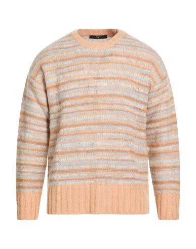 Become Man Sweater Camel Size L Acrylic, Polyamide, Wool, Mohair Wool In Sand