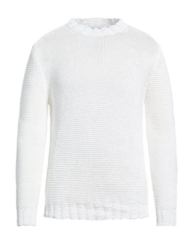 Alpha Studio Man Sweater White Size 42 Polyester, Polyamide